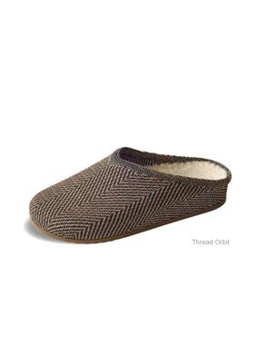 Bouclé Knit Clog with Arch Support Vegan Shearling Washable Slip-On Shoe